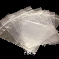 Grip Seal Self Seal Clear Resealable Polythene Plastic Bags ALL SIZES Zip Lock