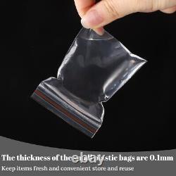 Grip Seal Zip Bags Lock Clear Self Resealable Polythene Poly Plastic All Sizes
