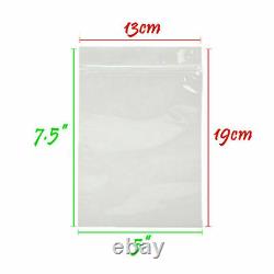 Grip Seal Zip Lock Polythene Self Resealable Clear Plastic Bags Small Med Large