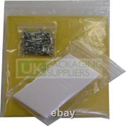 Grip Self Seal Bags 6x9 Mini Grips Clear Plain Plastic CHOOSE YOUR QTY