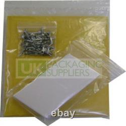 Grip Self Seal Bags 6x9 Mini Grips Clear Plain Plastic CHOOSE YOUR QTY