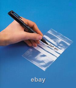 Grip & Zip Seal Bags Clear- Resealable Plastic Polythene Maxigrip Multiuse