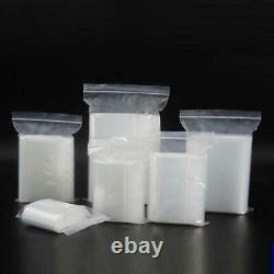 Grip seal bags bags self reseal able clear polythene poly ZIP lock UK