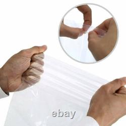 Grip seal bags self resalable clear polythene poly plastic ZIP lock all sizes