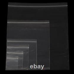 Gripseal Strong Resealable Clear Polythene Plastic SIZES IN INCHES fast Delivery