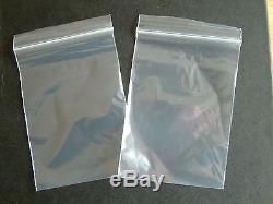 Gripseal bags Resealable Clear plastic Food Safe Sizes in Inches 24hr Despatch