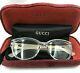 Gucci Womens Eyeglasses Gg 1123 Italy 52 15 139 Clear With Bag And Case Guc