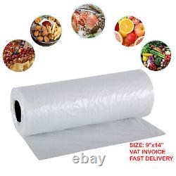 HD Roll food bags Polythene Bags Clear Bags for Fruit Vegetable Food Meat 9x14