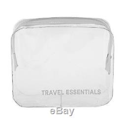 HOLIDAY TRAVEL TOILETRIES BAG Plastic Air line Airport Toiletry Bag NEW