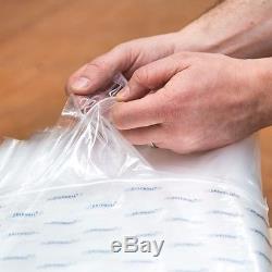 HUGE RANGE OF PRESS RESEALABLE GRIP BAGS All Sizes Clear Polythene Food Plastic