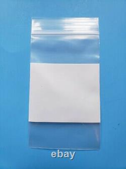 Heavy Duty 4Mil White Block Zip Seal Bags Writable Reclosable Lock Whiteblock