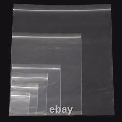 Heavy Duty Grip seal Clear plastic bag 75 Microns 300 Gauge Very Strong Cheaper