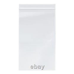 Heavy Duty Plastic Reclosable Zipper Bags, 4 Mil, 6 x 10 (Pack of 500)