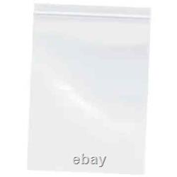 Heavy Duty Plastic Reclosable Zipper Bags, 4 Mil, 9 x 9 x 12 (500 Count)