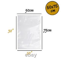 High Quality Clear Polythene Poly Plastic Bags for Crafts Food Storage 100-10000