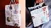 How To Make A Paper Bag With Newspaper Paper Bag Making Tutorial Very Easy