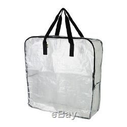 IKEA DIMPA Large Plastic Strong Storage Zip Bag For Blanket Duvet Bedding Waste