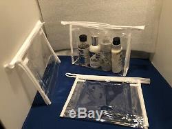 Job Lot Of 400 Clear Bags Plastic PVC Travel Cosmetic Toiletry Zip Bag