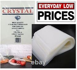 Kitchen Clear Bags Heavy Duty Crystal Branded Plastic Bags