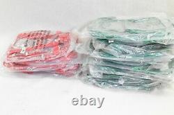 LOT OF 25 13 Kid Clear Backpacks Transparent School Bag Security RED AND GREEN