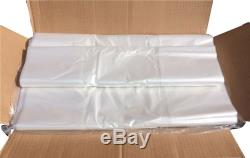 Large Clear Plastic Polythene Bin Liners Waste Bags Sacks Size 18x29x39 140G
