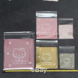 Lot 105 Self Seal Hello Kitty My Melody Cello Bags Clear Plastic Gift Cellophane