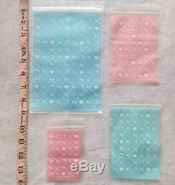 Lot 12 Sanrio Japan Hello Kitty Mixed Clear ziplock bags storage Reusable Seal