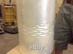 Lot 2 Rolls Poly Tubing Roll Clear Plastic Bags 750 per roll 13.5x12.25x16-3/4