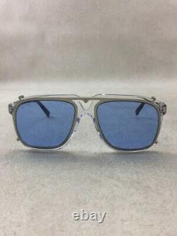 Louis Vuitton Sunglasses Men LV Satellite Z1257E Blue Clear WithCase, Storage Bag
