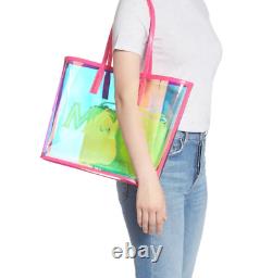 MCM Medium Flo Transparent Holographic Shopper Bag B1109