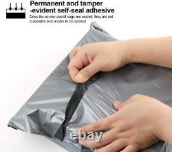 Mailing Bags Grey Clear Stripe Poly Postal Self Seal Parcel Shipping Mailers