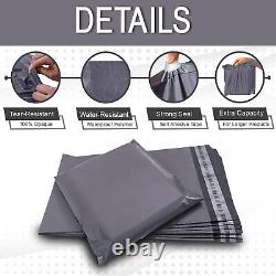 Mailing Bags Grey Clear Stripe Poly Postal Self Seal Parcel Shipping Mailers