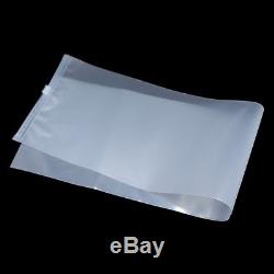 Matte Clear Plastic Bags Zip Lock Storage Packaging Reclosable Zipper Pouches