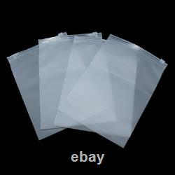 Matte Clear Plastic Packaging Bag Zipper Frosted Reclosable Pouch For Underwear