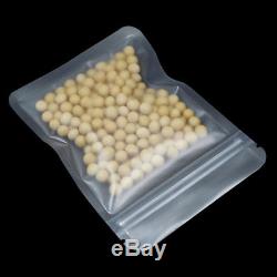 Matte Clear Plastic Pouch Clear Bags Food Grade Safe Package Zip Lock Resealable