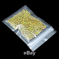 Matte Clear Plastic Pouch Clear Bags Food Grade Safe Package Zip Lock Resealable