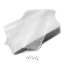Matte Clear Printed Flat Open Top Poly Plastic Bags Nuts Cookie Vacuumed Bags