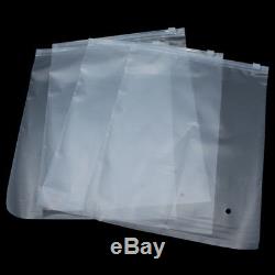 Matte Clear Self Seal Ziplock Plastic Reusable Pouch Travel Clothes Storage Bags