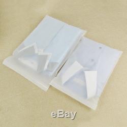 Matte Clear Soft Plastic Bag Clothes Packaging Storage Pouch Zip Lock Travel Use
