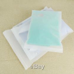 Matte Clear Soft Plastic Bags Ziplock Resealable Clothes Underwear Packing Pouch