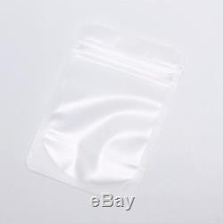 Matte Clear Stand Up Zip Lock Self Seal Plastic Packing Bag Food Storage Doypack