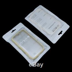 Matte Clear/White Plastic Cell Phone Case Packaging Bag Hang Hole Retail Ziplock