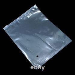 Matte Clear for Zip Clothes Self Seal Lock Plastic Bag Travel Storage Packaging