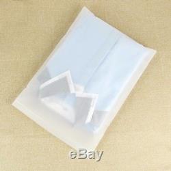 Matte Frosted Ziplock Waterproof Travel Bag Zipper Plastic Cosmetic Clothes Pack