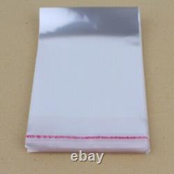 Medium Self Sealable Seal OPP Clear Plastic Cellophane Bags Adhesive 40 Size