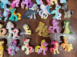 My Little Pony Blind Bag Mini Figure Lot 100 -NO DUPLICATES Clear Glitter Rare