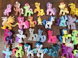 My Little Pony Blind Bag Mini Figure Lot 100 -NO DUPLICATES Clear Glitter Rare