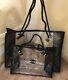 New! Chanel 2 Vip Beaute Black Clear Transparent Cosmetic Tote Bags Plastic