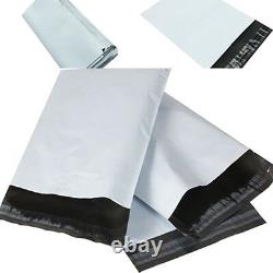 NEW Clear Polythene Plastic Bags Strong Postal Packaging Mailing Postal All Size