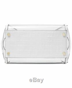NEW Michael Kors Whitney Clear Plastic Tote Bag, Optic White =EBAY SALE=
